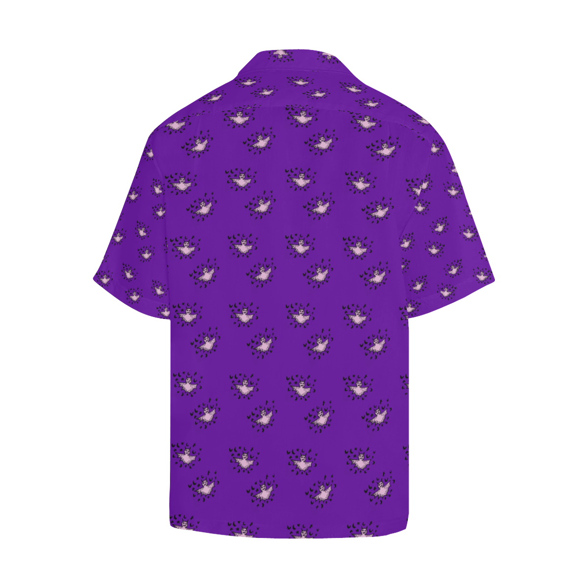 zodiac bat pink purple Hawaiian Shirt (Model T58)