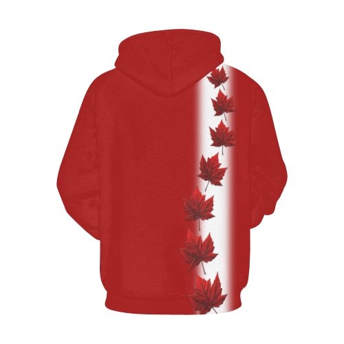 Canada Souvenir Hoodies All Over Print Hoodie for Men/Large Size (USA Size) (Model H13)