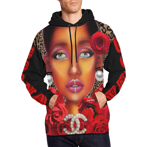 coco redd 2 All Over Print Hoodie for Men (USA Size) (Model H13)