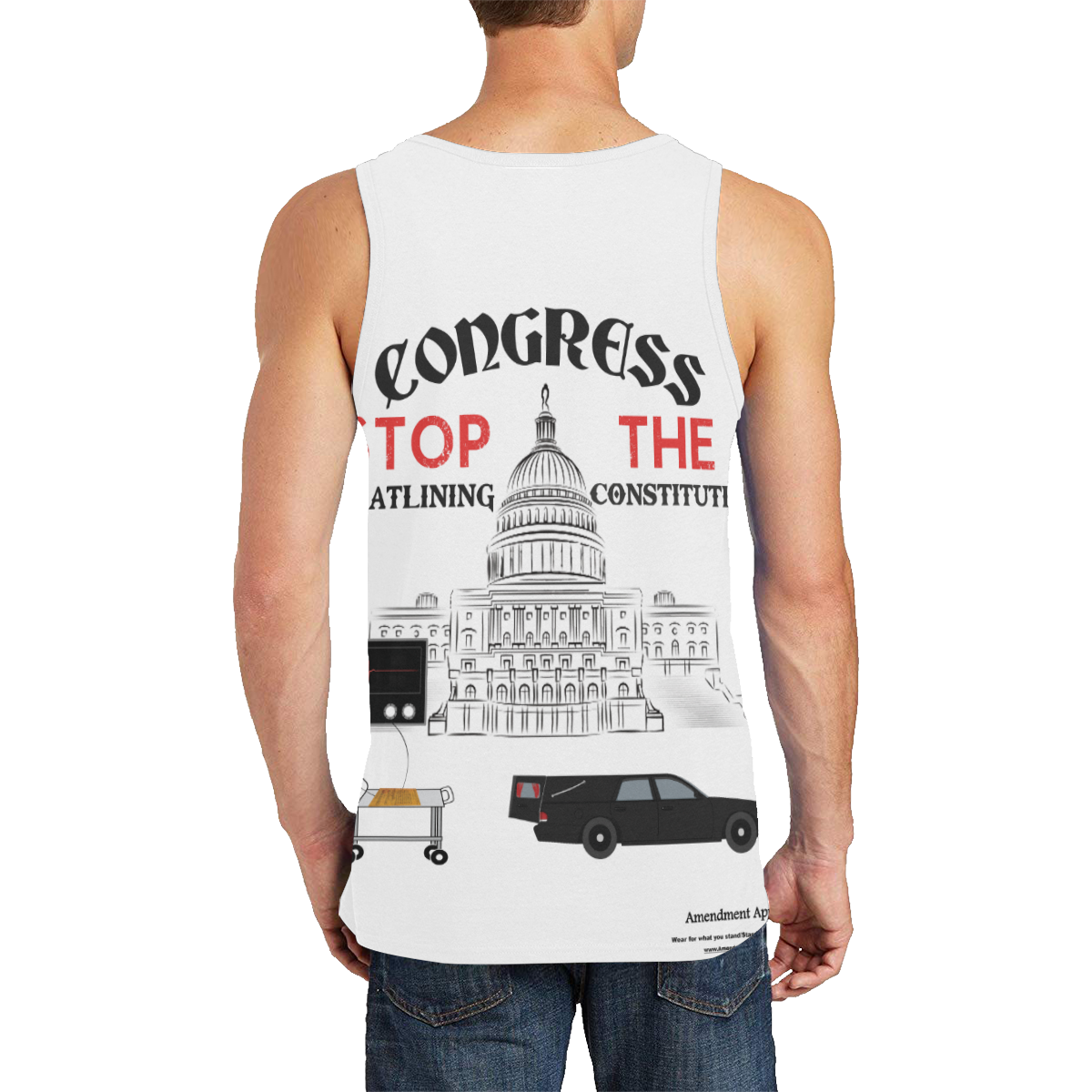 Congressional Plea Men's All Over Print Tank Top (Model T57)