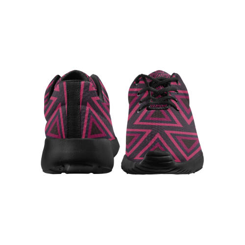 Tribal Ethnic Triangles Women's Athletic Shoes (Model 0200)