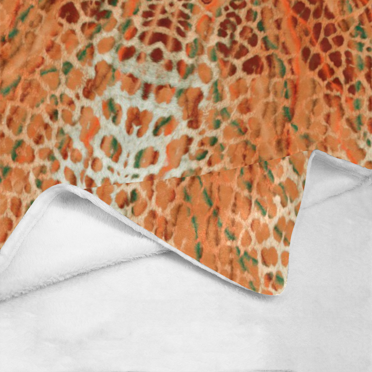 leopard 12 brown Ultra-Soft Micro Fleece Blanket 60"x80"
