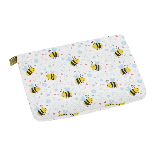 Cute Bee Pattern Carry-All Pouch 12.5''x8.5''