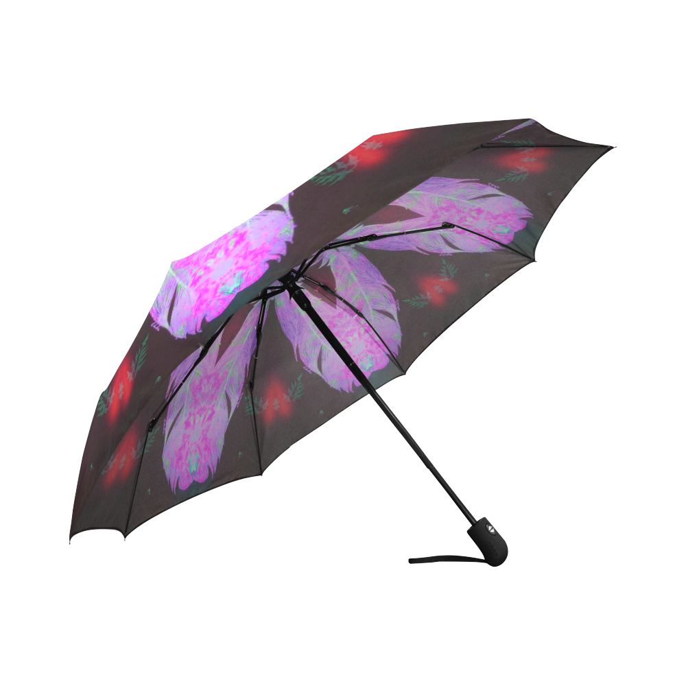 Feather Mandala Auto-Foldable Umbrella (Model U04)