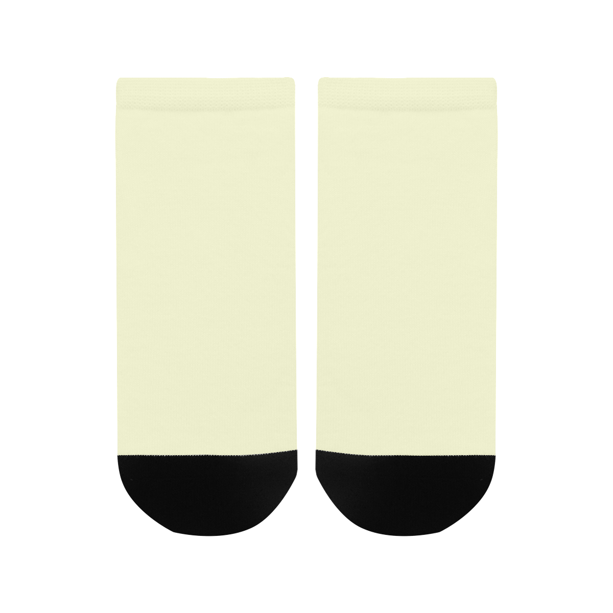 color light goldenrod yellow Men's Ankle Socks
