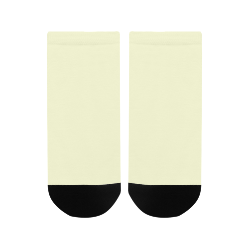 color light goldenrod yellow Men's Ankle Socks