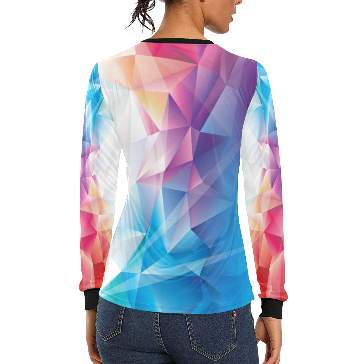 Diamonds Women's All Over Print Long Sleeve T-shirt (Model T51)