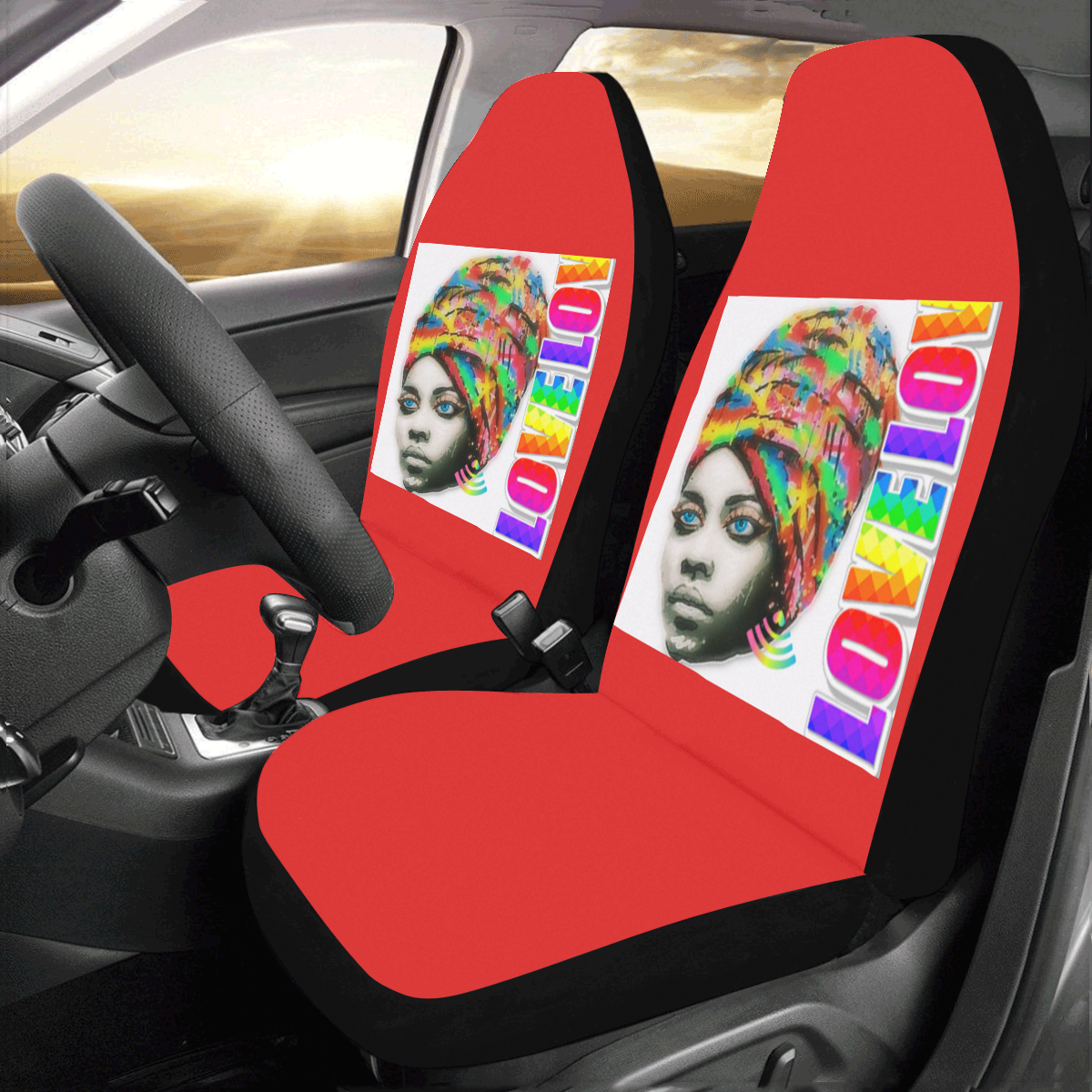 love nation12 Car Seat Covers (Set of 2)