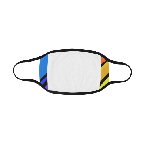 rainbow shatter Mouth Mask