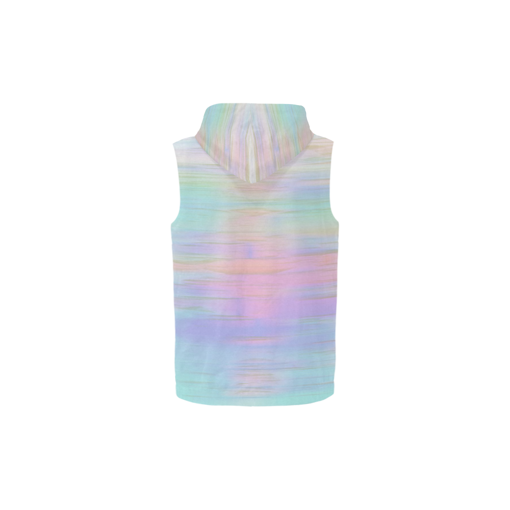 noisy gradient 1 pastel by JamColors All Over Print Sleeveless Zip Up Hoodie for Kid (Model H16)