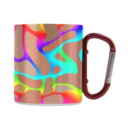 Colorful wavy shapes Classic Insulated Mug(10.3OZ)