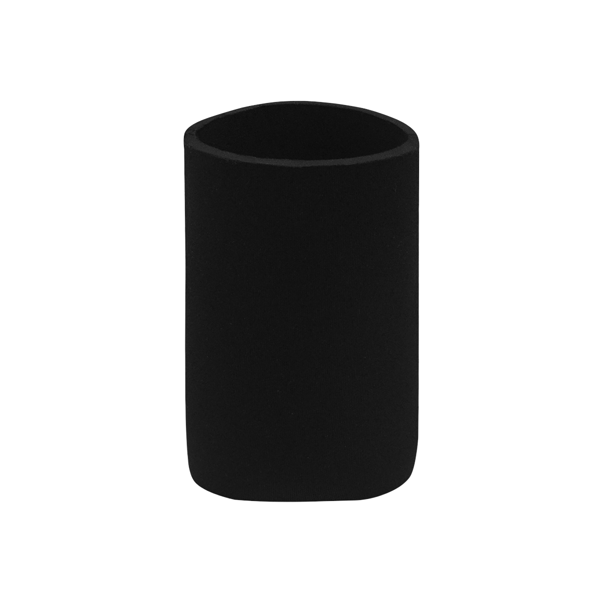 color black Neoprene Can Cooler 4" x 2.7" dia.