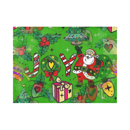 Joy Christmas by Nico Bielow Placemat 14’’ x 19’’ (Set of 6)