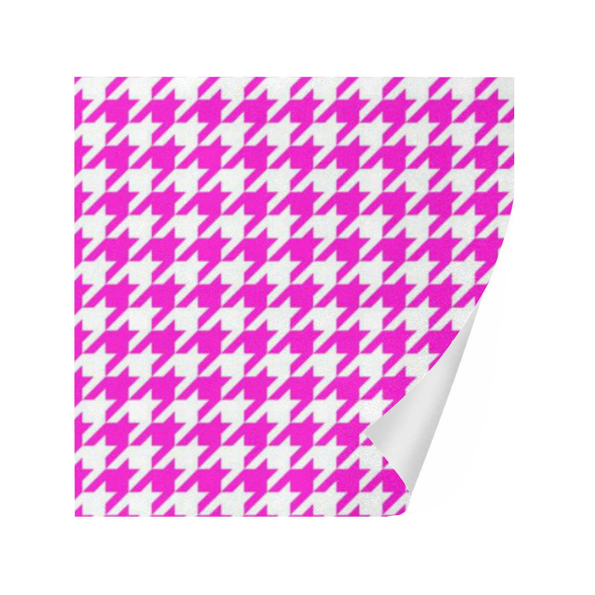 Friendly Houndstooth Pattern,pink by FeelGood Gift Wrapping Paper 58"x 23" (5 Rolls)