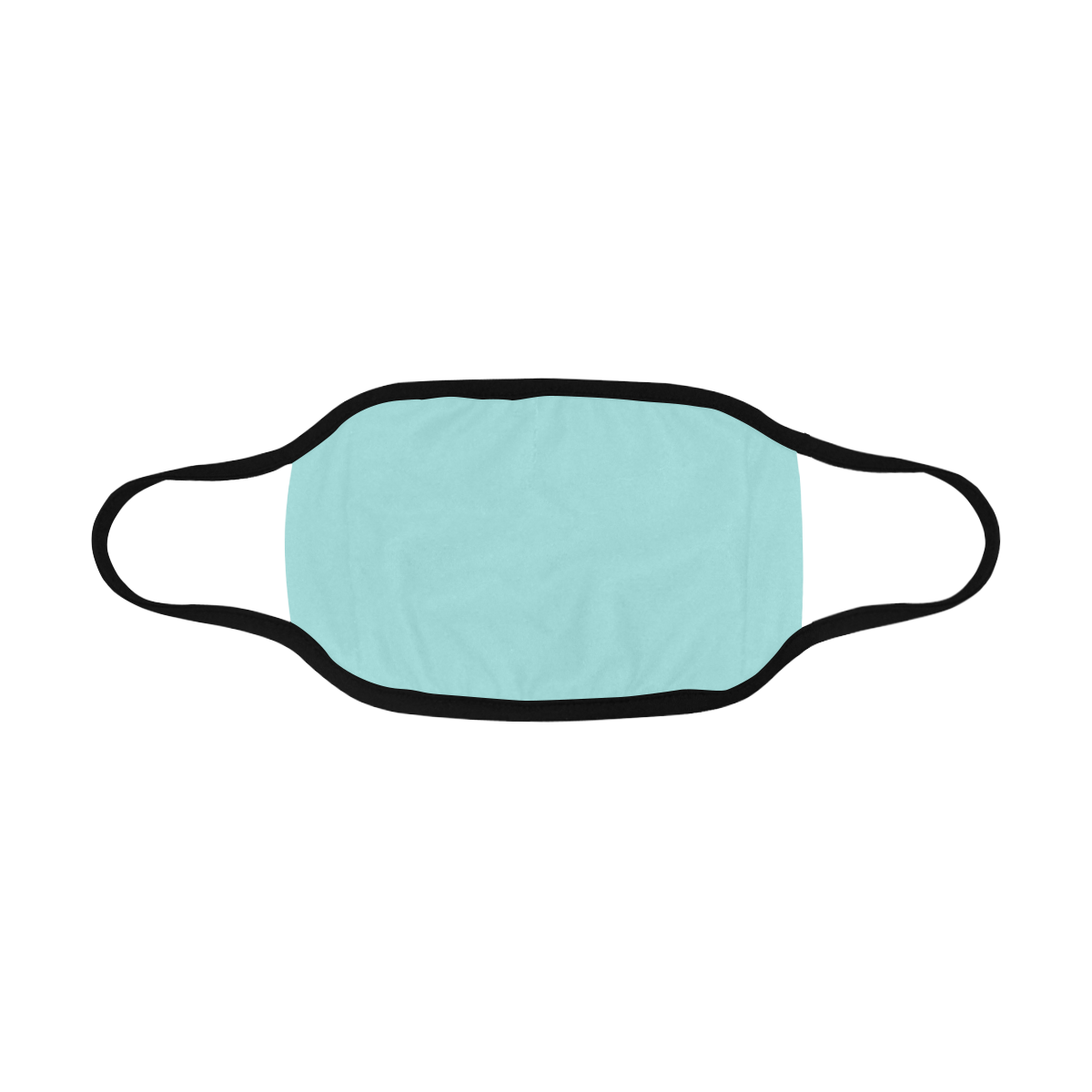 color pale turquoise Mouth Mask (30 Filters Included) (Non-medical Products)