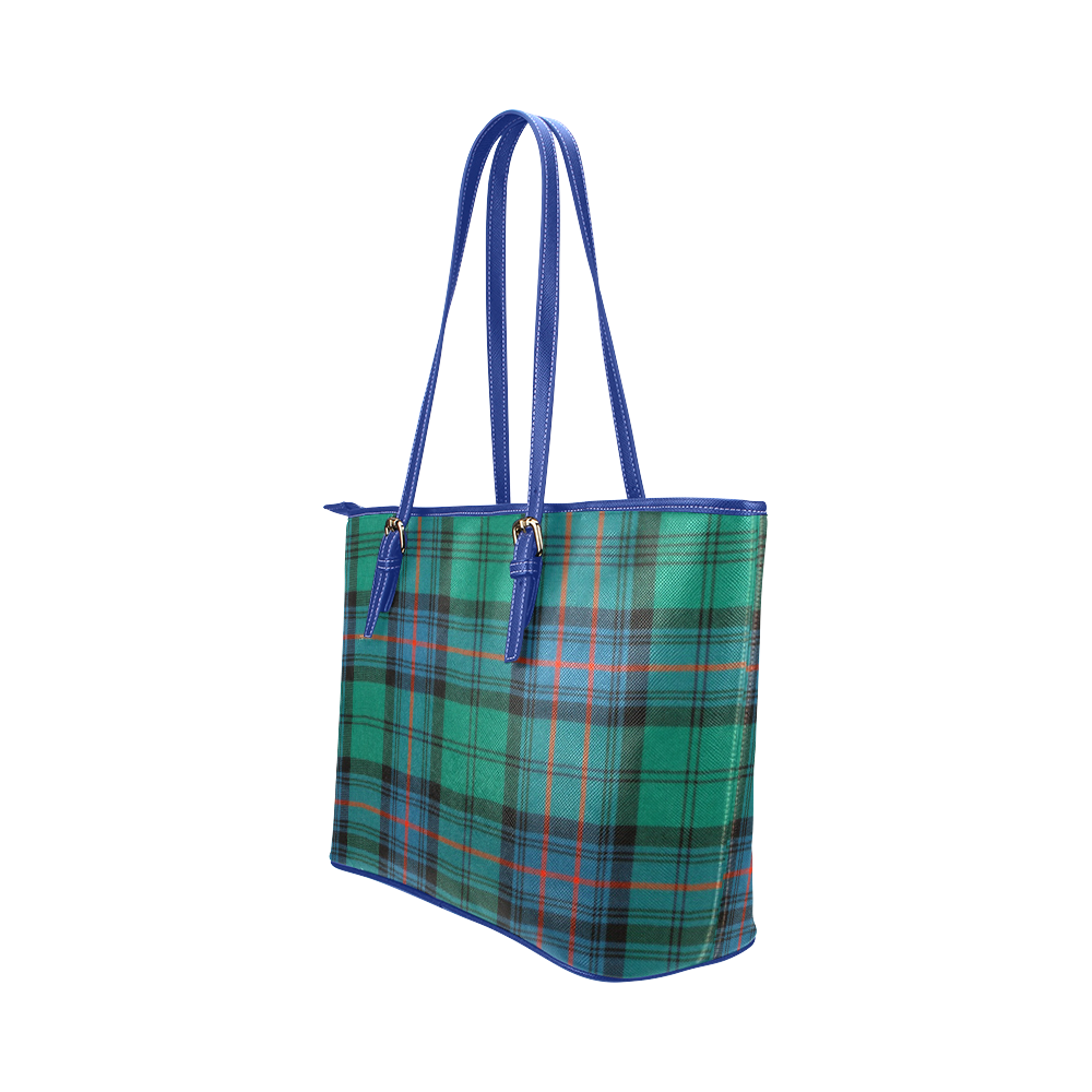 Armstrong Ancient Tartan Leather Tote Bag/Large (Model 1651)