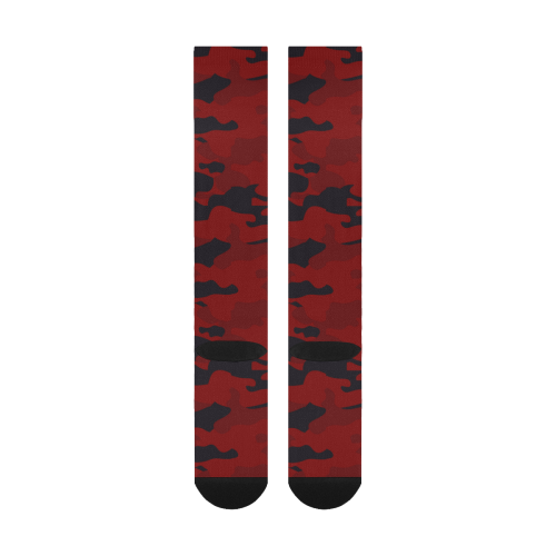 red camo Over-The-Calf Socks