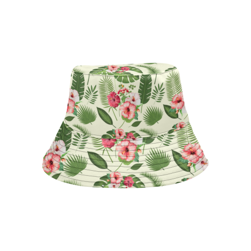 Tropical Flowers All Over Print Bucket Hat