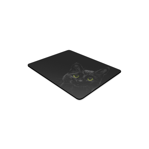 Black Cat Rectangle Mousepad