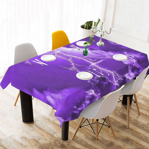 Thunder spark Cotton Linen Tablecloth 60"x120"