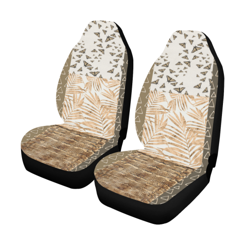 Golden Butterfly Python Mix Car Seat Covers (Set of 2)