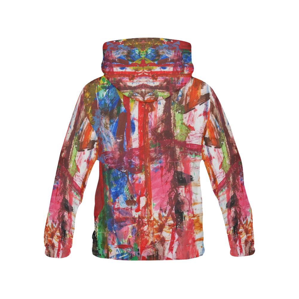 Paint on a white background All Over Print Hoodie for Men (USA Size) (Model H13)