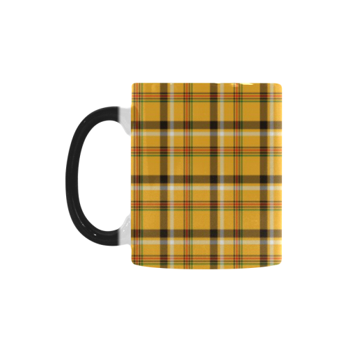 Yellow Tartan (Plaid) Custom Morphing Mug