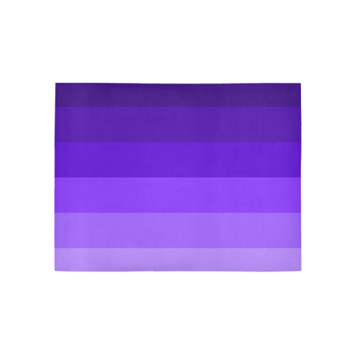 Purple stripes Area Rug 5'3''x4'