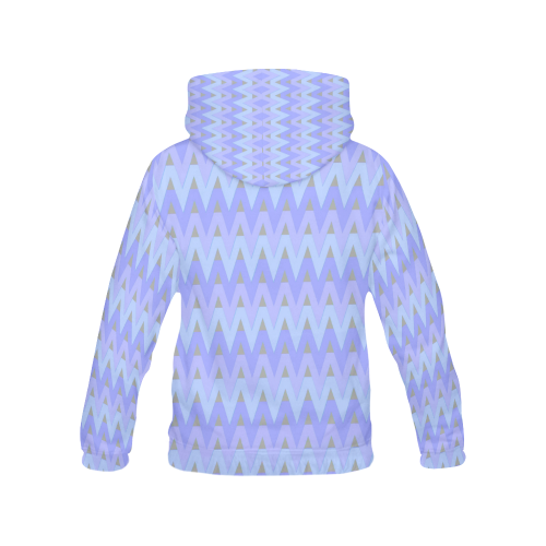Winter Chevrons All Over Print Hoodie for Men/Large Size (USA Size) (Model H13)