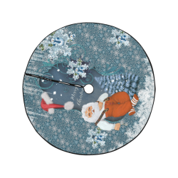 Funny Santa Claus Christmas Tree Skirt 47" x 47"