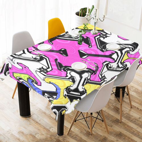 justanotherabstractday Cotton Linen Tablecloth 60" x 90"