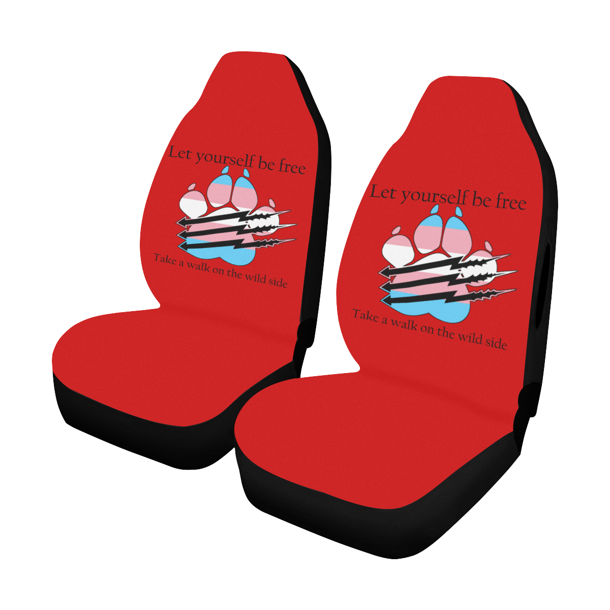 Trans Pride Car Seat Cover Airbag Compatible (Set of 2)