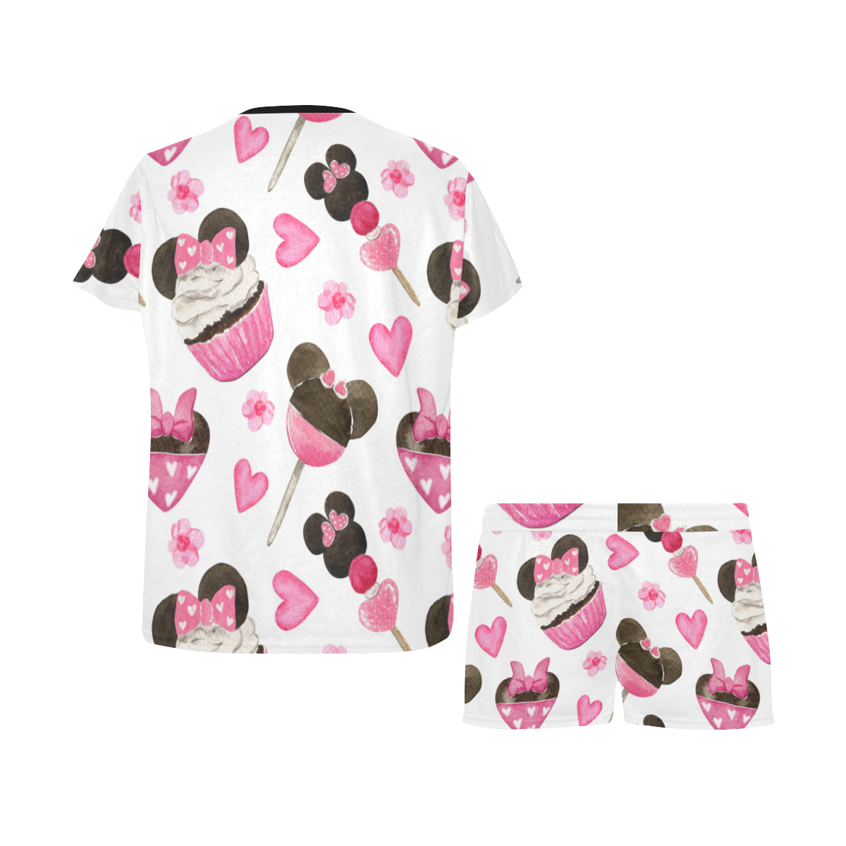 mickeylove6pajamas Women's Short Pajama Set