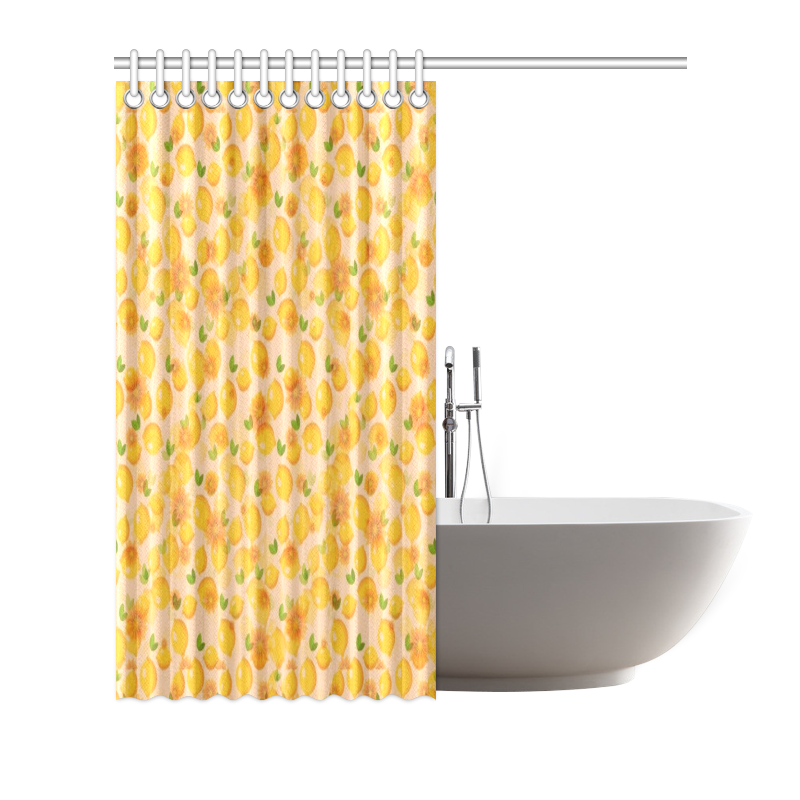 Citro Pattern by K.Merske Shower Curtain 72"x72"