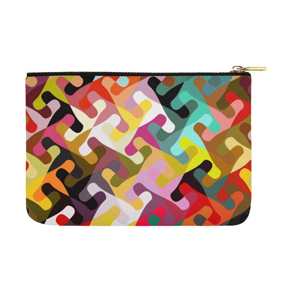 Colorful shapes Carry-All Pouch 12.5''x8.5''