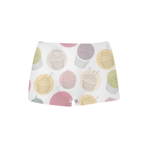 Colorful Cupcakes Women's All Over Print Boyshort Panties (Model L31)
