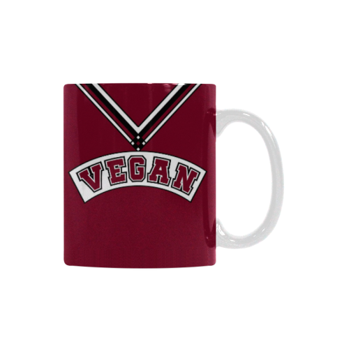 Vegan Cheerleader White Mug(11OZ)