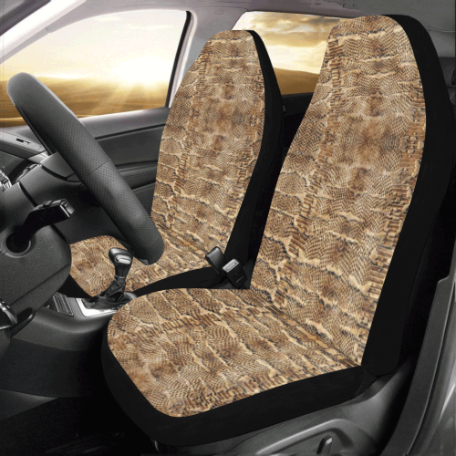 Glamour Golden Python Car Seat Covers (Set of 2)