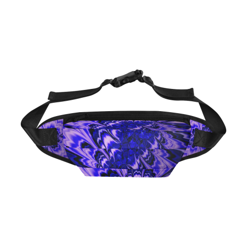 amazing Fractal 43 blue by JamColors Fanny Pack/Large (Model 1676)