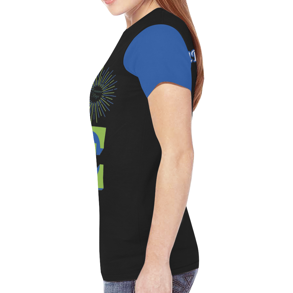 lady intel New All Over Print T-shirt for Women (Model T45)