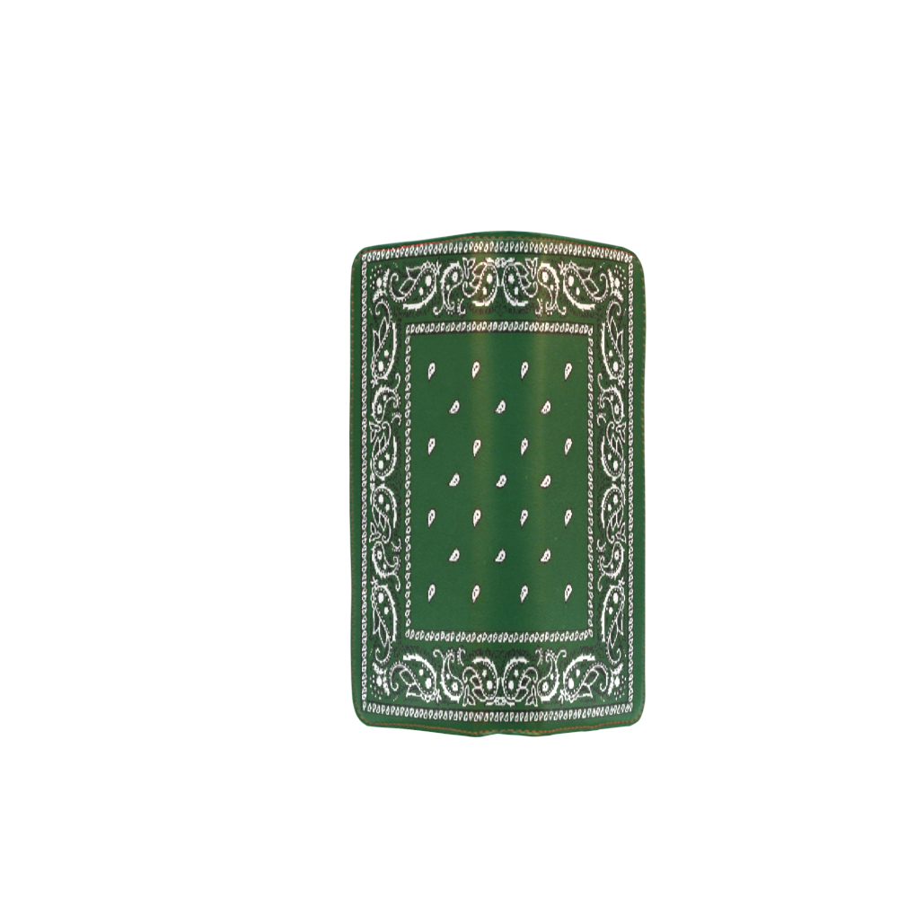 KERCHIEF PATTERN GREEN Women's Clutch Wallet (Model 1637)