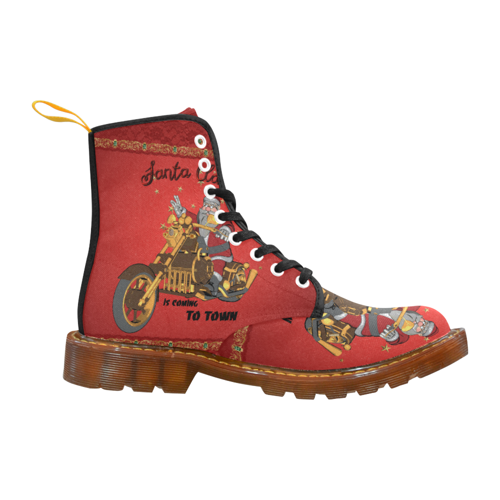 Santa Claus wish you a merry Christmas Martin Boots For Women Model 1203H