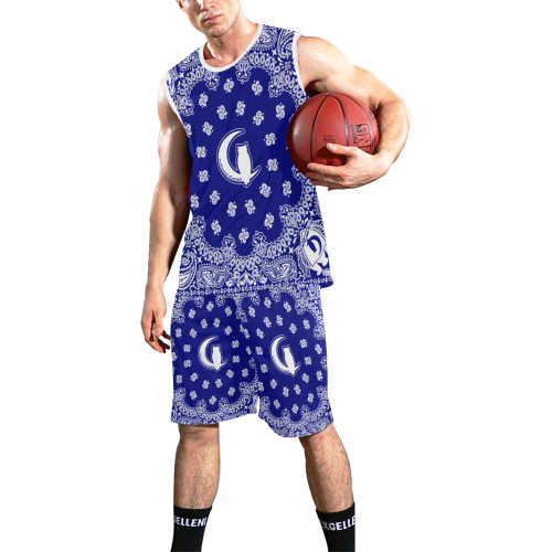 LCC BLUE LOYALTY All Over Print Basketball Uniform