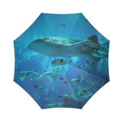 Under The Sea - Shoal Of Ocean Fish And Whale Shar Foldable Umbrella (Model U01)