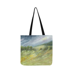 Jewell Landscape - Precious Stones Watercolors Reusable Shopping Bag Model 1660 (Two sides)