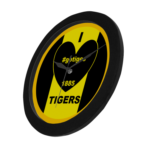 TIGERS- Circular Plastic Wall clock