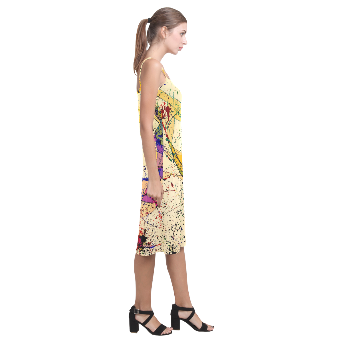 Paint Alcestis Slip Dress (Model D05)