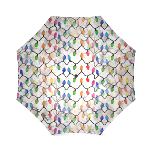 Christmas Lights by Nico Bielow Foldable Umbrella (Model U01)