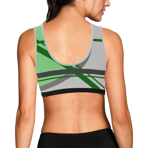 a game gry Women's All Over Print Sports Bra (Model T52)