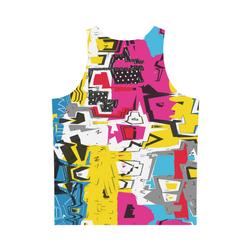 Distorted shapes All Over Print Tank Top for Men (Model T43)